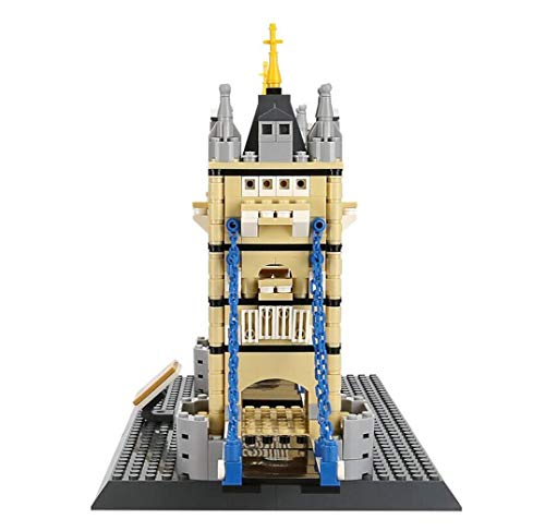 WANGE Tower Bridge de Londres. Modelo de Arquitectura para armar con Bloques de construcción