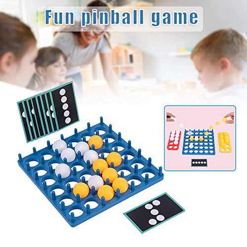 WDYY Jumping Ball Tabletop Game, Ping Pong Challenge Game, Bouncing Balls Board Game, Paternity Interactive Family Party Board Game (1Set)