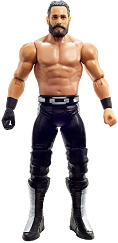 WWE Figura de acción Seth Rollins, muñeco articulado de juguete para niños +6 años (Mattel GTG56)