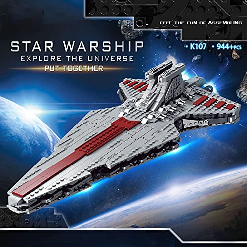 WWEI Destructor de estrellas de Star Wars, modelo Mini Venator Class Kreuzer 6685, bloques de construcción compatibles con Lego 30053
