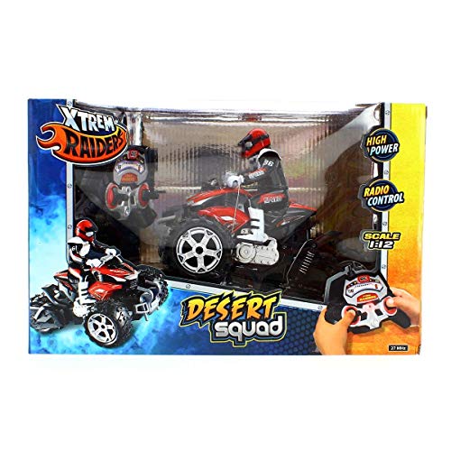 Xtrem Raiders - Desert Squad, Quad Radiocontrol, Coche Teledirigido, Coches Teledirigidos 4x4, Regalos para Niños Divertidos, Juguetes RC, Edad 6 Años O Más