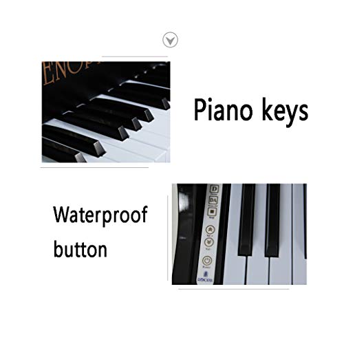 yankai Teclado Piano 61 Teclas,Piano Electrónico para Niños, Tecla De Gravedad De 61 Teclas, Impermeable, Pintura, Piano Electrónico, Adecuado para Niños Y Niñas Principiantes