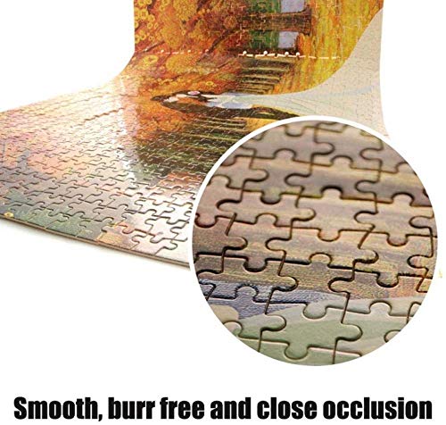 Yinxing Puzzle da 1000 pezzi per adultiSpagna Fortezza e pareti di Pamplona Puzzle in Legno, adatto per famiglie, giochi educativi 75X50 cm (1000 pcs)