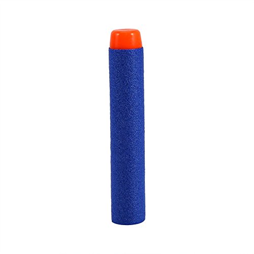 Yosoo 400pcs Espuma Suave Dardos Dardos Bala para Nerf N-Strike Elite Serie Blasters 7,2 x 1,3 cm - Azul