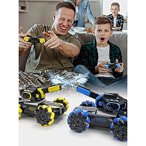 ZDYHBFE Vehículo eléctrico todoterreno RC Blister Spray Car Coche de control remoto recargable Vehículo todo terreno con orugas Niño Coche de juguete Chorro de agua Coche de escalada Regalos para niño