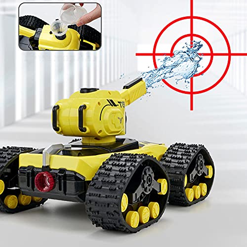 ZDYHBFE Vehículo eléctrico todoterreno RC Blister Spray Car Coche de control remoto recargable Vehículo todo terreno con orugas Niño Coche de juguete Chorro de agua Coche de escalada Regalos para niño