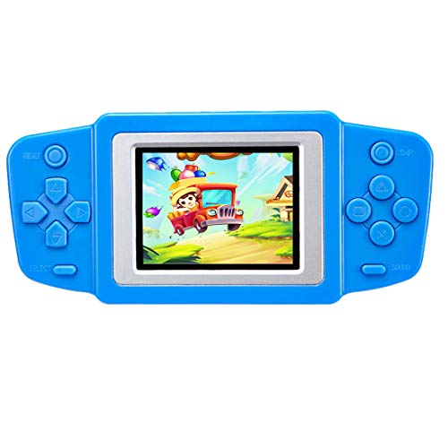 ZHISHAN Niños Consolas de Juegos de Mano Portátil Retro Handheld Game Console 2.5" LCD Pantalla con 218 Classico Nostalgia 80s Videojuegos Navidad Regalo de Cumpleaños para Chicos Y Propio (Azul)