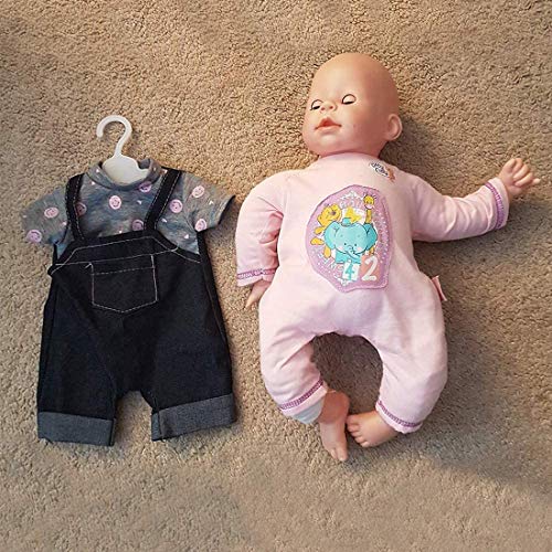ZSWQ Perchas de Plástico Perchas de Ropa Accesorios Vestido Complementos como Regalo para 18 Pulgadas Muñeca 46 cm American Girl Doll