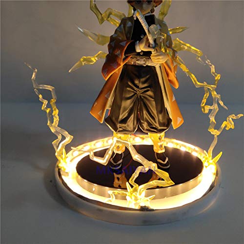 zzdgfc Figuras De Anime Demon Slayer Kimetsu No Yaiba Agatsuma Zenitsu Figura De Acción, Modelo De Figurita De PVC Juguetes para Niños Modelo