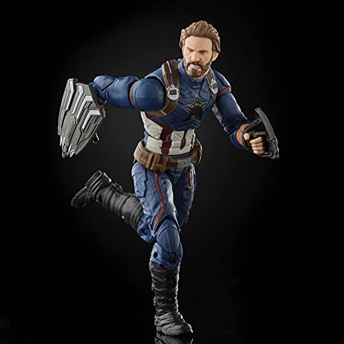 Avengers - Infinity Hasbro Marvel Legends Series - Figura de acción del Capitán América de 15 cm, diseño Premium, Incluye 5 Accesorios, Multicolor, F01855L0