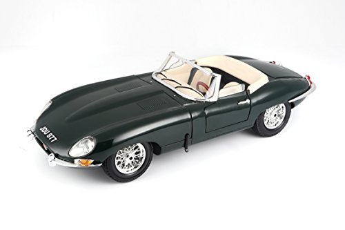 Bburago Jaguar E-Type Cabriolet verde 1/18 18-12046G, color (18-12046) , color/modelo surtido