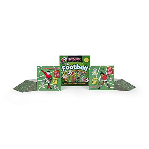 BRAINBOX- Juego de Memoria Football, Multicolor, 120 x 120 x 120mm (Green Board Games GRE90009-R)