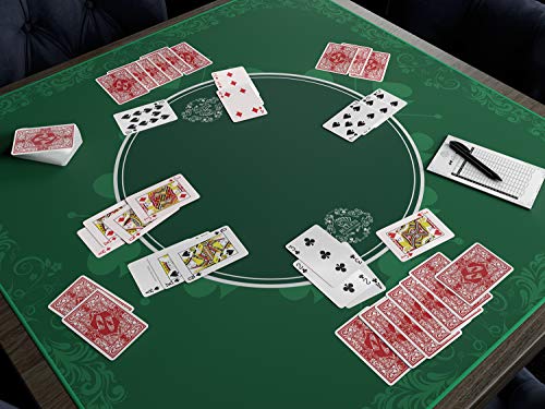 Bullets Playing Cards Cartas de juego de plastico. 2 x Baraja poker de medidas Bridge e índice Standard. Naipes Premium plastificadas ideales para Bridge, Skat, otros juegos y trucos de magia