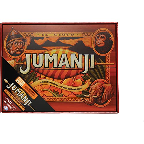 Cardinal Games 6045571 Jumanji de Madera de Lujo - Juego clásico Retro de los 90