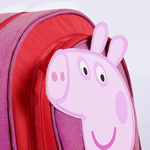 CERDÁ LIFE'S LITTLE MOMENTS, Mochila Infantil Peppa Pig-Licencia Oficial Nickelodeon para Niñas, Rosa, Edades recomendadas-3-6 años