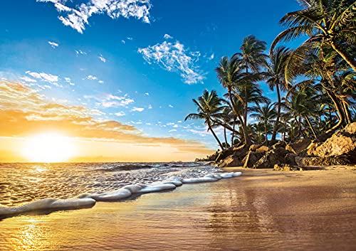 Clementoni Pingüinos De Madagascar Puzzle 1500 Piezas Tropical Sunrise (31681), Multicolor