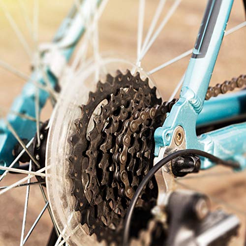 Demeras 1 Unidad de Soporte de Volante de Bicicleta, Protector de radios de Cassette de Freno de Disco Transparente
