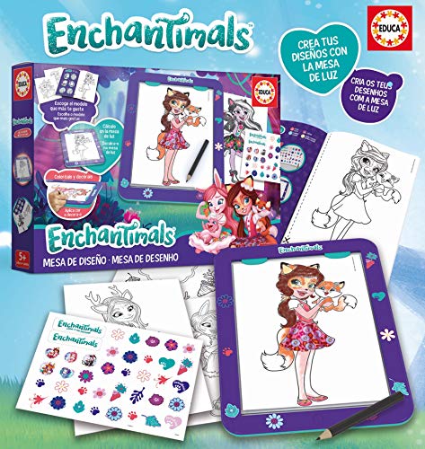 Educa - Enchantimals Mesa de Diseño, Multicolor (17937)