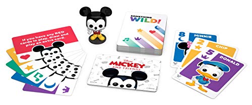 Funko 49355 Board Games 49355 Signature Something Wild Card Game-Mickey and Friends, Multicolour