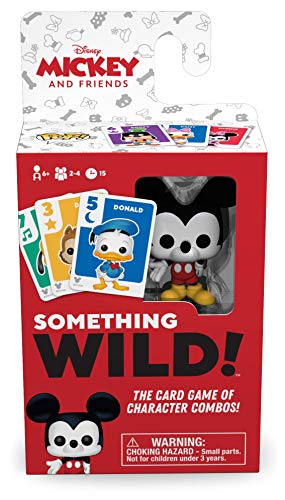 Funko 49355 Board Games 49355 Signature Something Wild Card Game-Mickey and Friends, Multicolour
