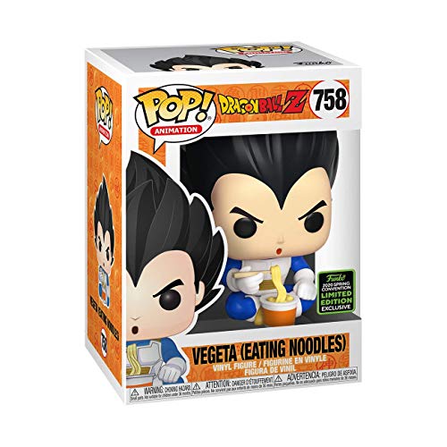 Funko Pop! Animation: Dragonball Z - Vegeta Eating Noodles, Spring Convention Exclusive