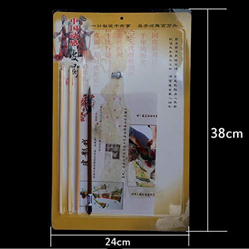 GAOJIAN Sombras Chinas Paquete de Material de Bricolaje Hecho a Mano, Shadow Play para cursos Hechos a Mano, Regalos Monkey King