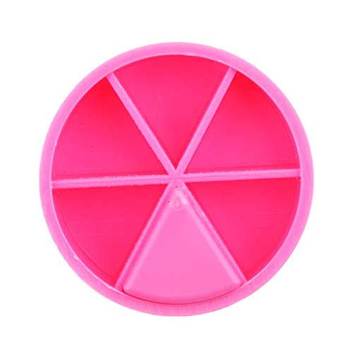 Gazechimp 84 Pedazos de Trivial Pursuit Juego Piezas Pie Wedges para Matemáticas Fracciones Multicolor
