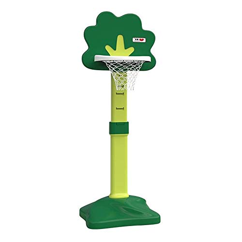 GLBS Inicio Elevación Shoot Verdes De Los Niños del Aro De Baloncesto Cubierta Deportes Al Aire Libre Anti-Rotura For Niños Baloncesto Soporte Juguetes Estable del Niño Al Aire Libre For La Edad 2-10