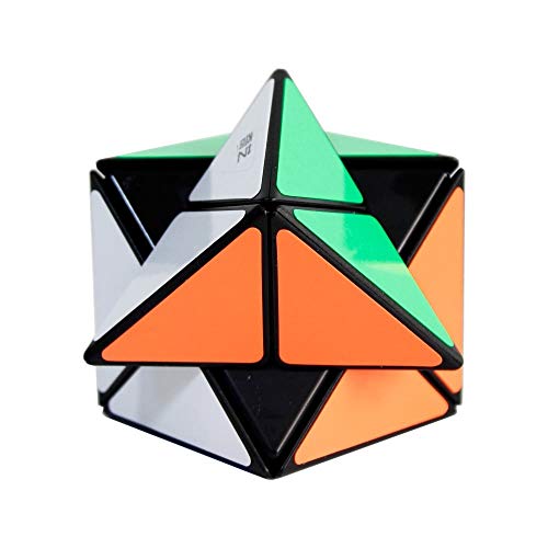 Gobus 8 Ejes X Cubo mágico Dino Skew Irregular Cubo (Negro Black)