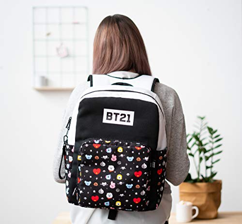 Grupo Erik Mochila escolar BT21, Mochila de escuela primaria para la vuelta al cole