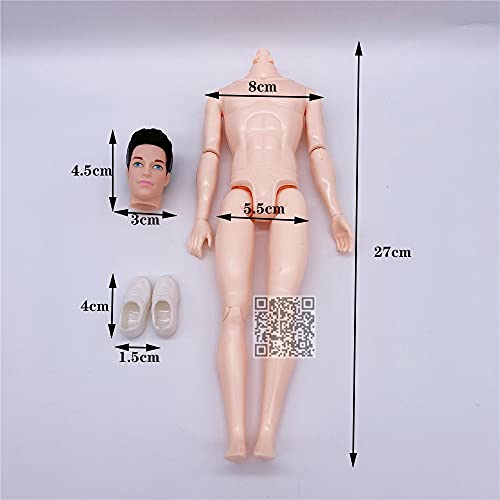 GSDJU Combinación de Pareja Familiar de 5 Personas muñeca Embarazada de Barbies mamá / papá / niña / Cochecito / Silla de Comedor Juguete para niños