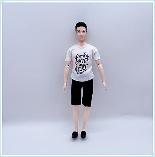 GSDJU Combinación de Pareja Familiar de 5 Personas muñeca Embarazada de Barbies mamá / papá / niña / Cochecito / Silla de Comedor Juguete para niños