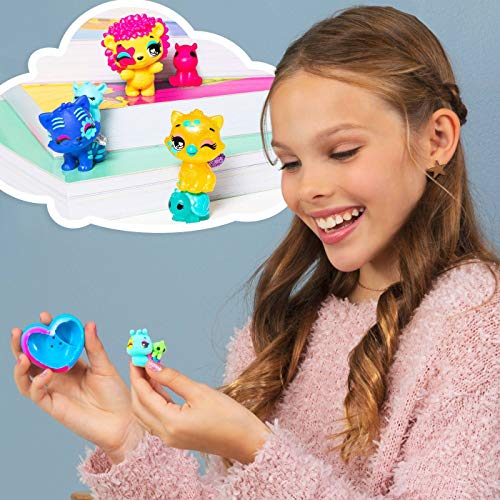 HATCHIMALS COLLEGGTIBLES - Pet Obsesessed - Hatchipets 2 unidades de nuevos corazones Hatchy