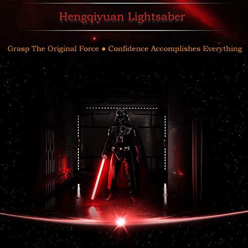 Hengqiyuan Star Wars Sable luz, Mango Metal Desmontable con Carga USB Experiencia Real Duelo Sable luz niños Adultos Sable de luz Juguete Regalo,RGB