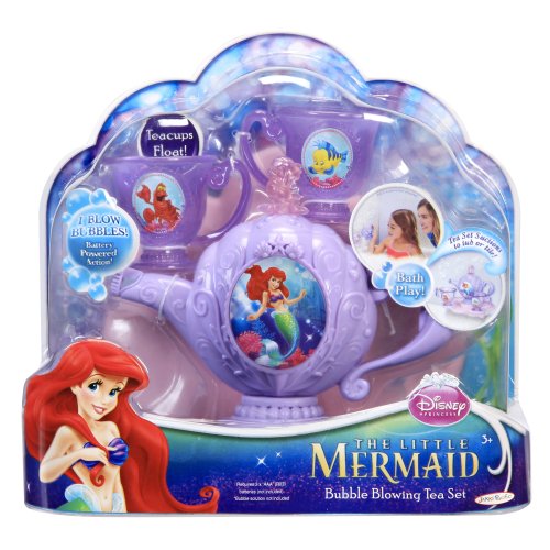 Jakks Disney Princess La Sirenita Ariel - Juego de té para la bañera