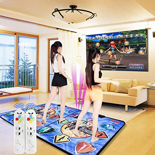 Las computadoras y los videojuegos tipo alfombra de baile están iluminados con pistas de música incorporadas y tecnología inalámbrica, lo que proporciona danza somatosensorial para adultos y niños
