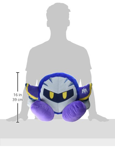 Little Buddy Kirby of The Stars Meta Knight 13" Stuffed Cushion Plush Pillow
