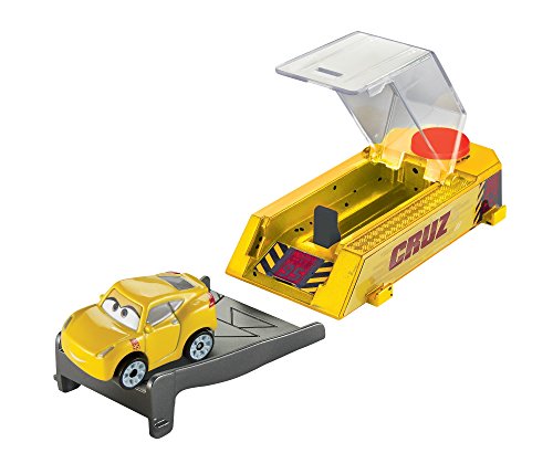 Mattel Disney Cars Mini Racers - Lanzador Cruz Ramírez