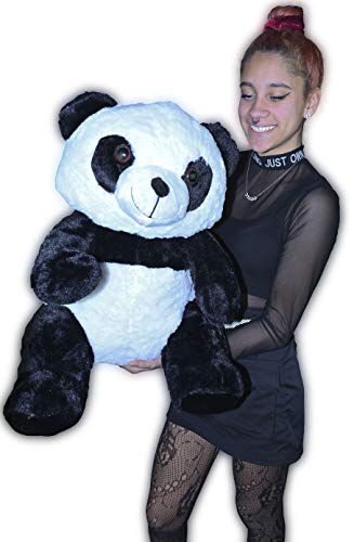 ML Oso Panda de Peluche tamaño Gigante 60cm Osos con Felpa Suave y Piel abundante y Sedosa (tamaño Gigante) 60cm Regalo para el Dia de los Enamorados