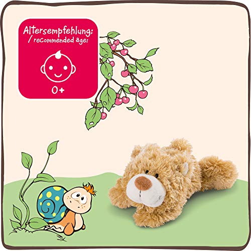 NICI 46512 Acostado de 20 cm I Oso Café Tradicional I Juguete Suave Esponjoso, niños y bebés I Osos de Peluche Rellenos, Color marrón