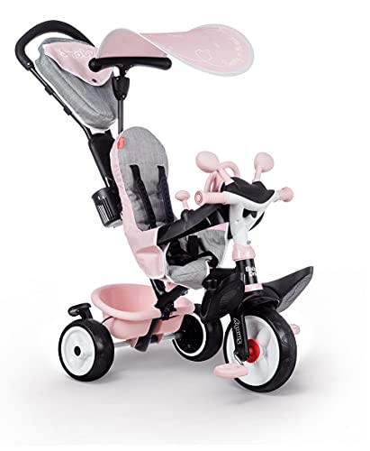 Smoby- Triciclo Baby Driver Confort Rosa (741501), Color