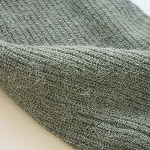 Sombrero Vikingo Tejido A Mano Gorro con Elasticidad Gorro De Piel De Conejo De Color Puro Gorro De Reborde Engrosado De Doble Capa Gorro Cálido Rizado Suave,I