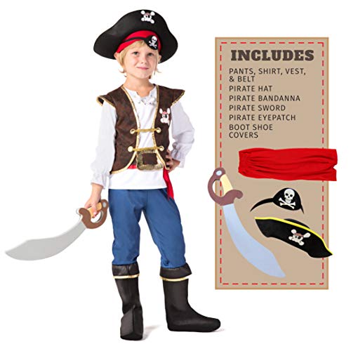 Spooktacular Creations Disfraz de Pirata para Niños (S)