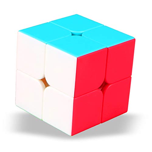 TOYESS Speed Cube 2x2 Stickerless, Cubo Mágico 2x2x2 Cubo de Velocidad, Rompecabezas Niños & Adulto
