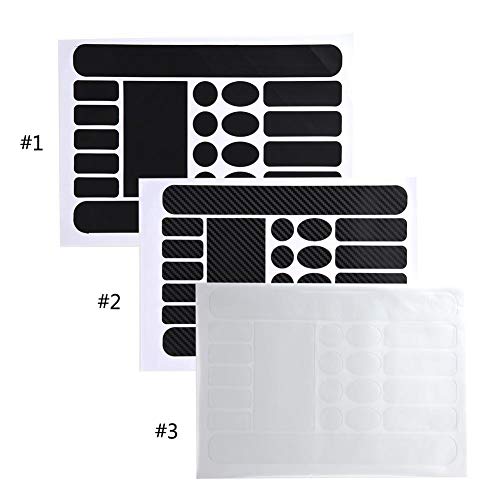 VGEBY1 Pegatinas de Bicicleta, Cadena de calcomanías de Cinta de Bicicleta y Kit de Protector de Adhesivo de Marco(Transparente)