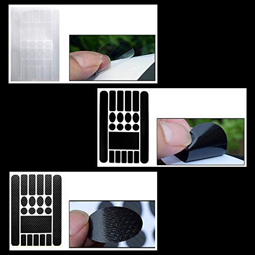 WASAGA Pegatina de Bicicleta, Juego de chasis Protector de Cuadro de Bicicleta para Cycle MTB BMX V3 (Transparente)