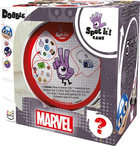 Zygomatic Other Dobble Marvel Emoji, Color Mixto (ASMDOBMARE01EN)