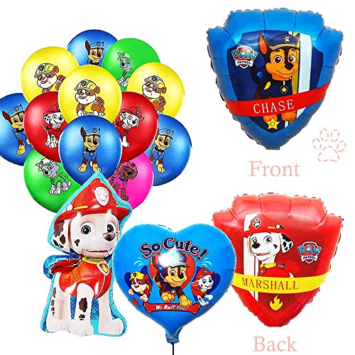 26 piezas Paw Patrol globos de decoración de cumpleaños suministros de fiesta de cumpleaños decoración de fiesta decoraciones de cumpleaños regalo para niños