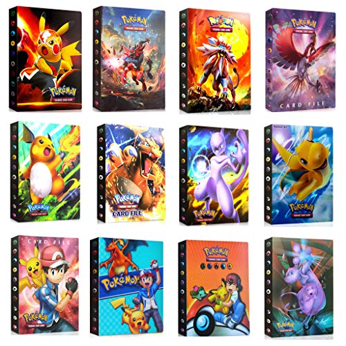 Album Compatible Con Pokemon, Album Compatible Con Pokemon Para Cartas, Álbum de Pokemon, Carpeta compatible con Cartas Pokemon, Album compatible con Cartas de Pokemon(Solgaleo and Ho-Oh)