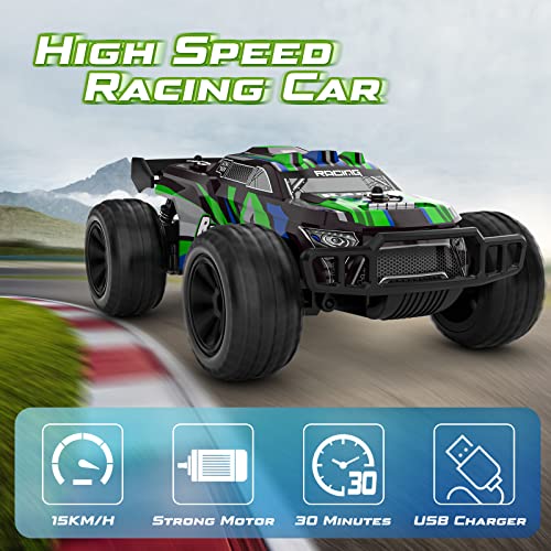 Allaugh Coche Teledirigido, Alta Velocidad Coche RC, 2.4GHz Rotación de 360°Coche de Juguetes Niños 3 4 5 6 7 8 9 10 11 12 Años, Coche Radiocontrol para Regalos Navidad Cumpleaños Juegos